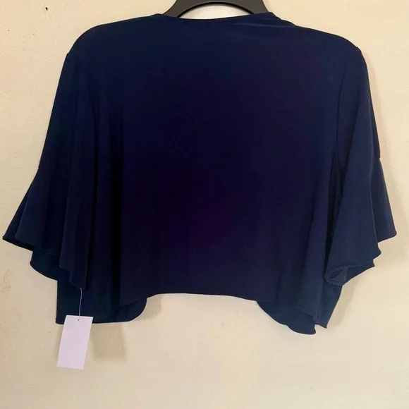 Perceptions Deep Blue Open-Front Bolero, NWT , size XL - Picture 6 of 6